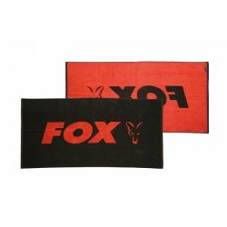 FOX ręcznik beach towel black/orange duży CCL176